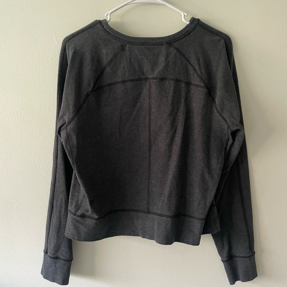 Vintage Cropped Lululemon Inscribed Sweatshirt - Picture 4 of 4